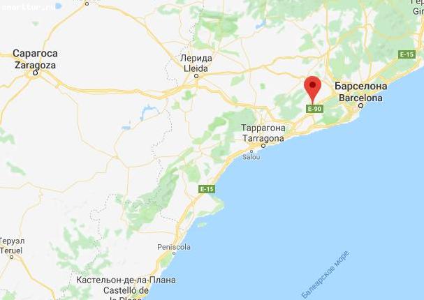Расположение Пенедес на картах Гугл